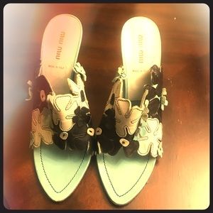 Miu Miu heels. Size 40 (Euro) (10). Very nice.